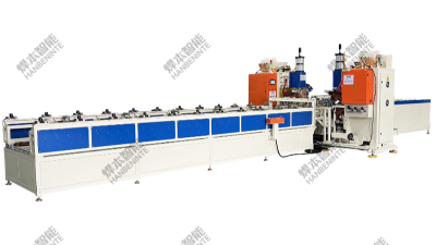 焊本智能裝備自動化板式換熱器翅片雙邊縫焊機