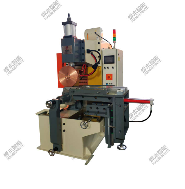 中頻直流剎車蹄自動滾焊專機